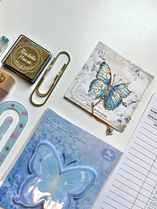 Midnight Blue Bookish Bundle ππ | Butterfly Edition π¦