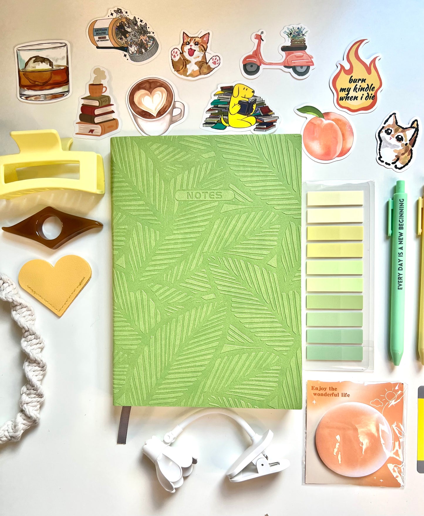 🍵Matcha & Chapters Bookish Bundle | A5 Notebook
