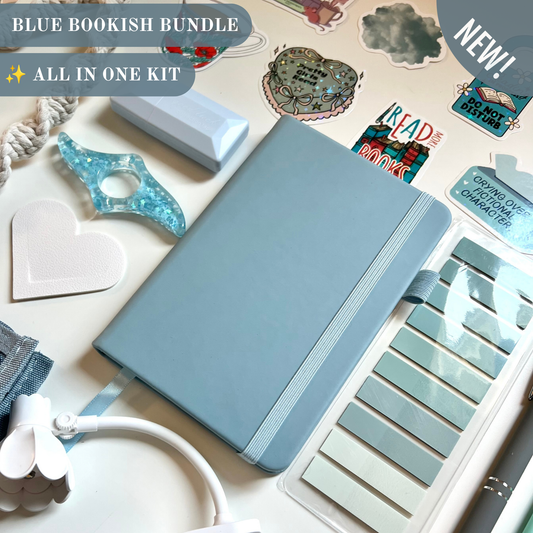 Dust Blue Bookish Bundle ☁️💙 | Butterfly Edition 🦋