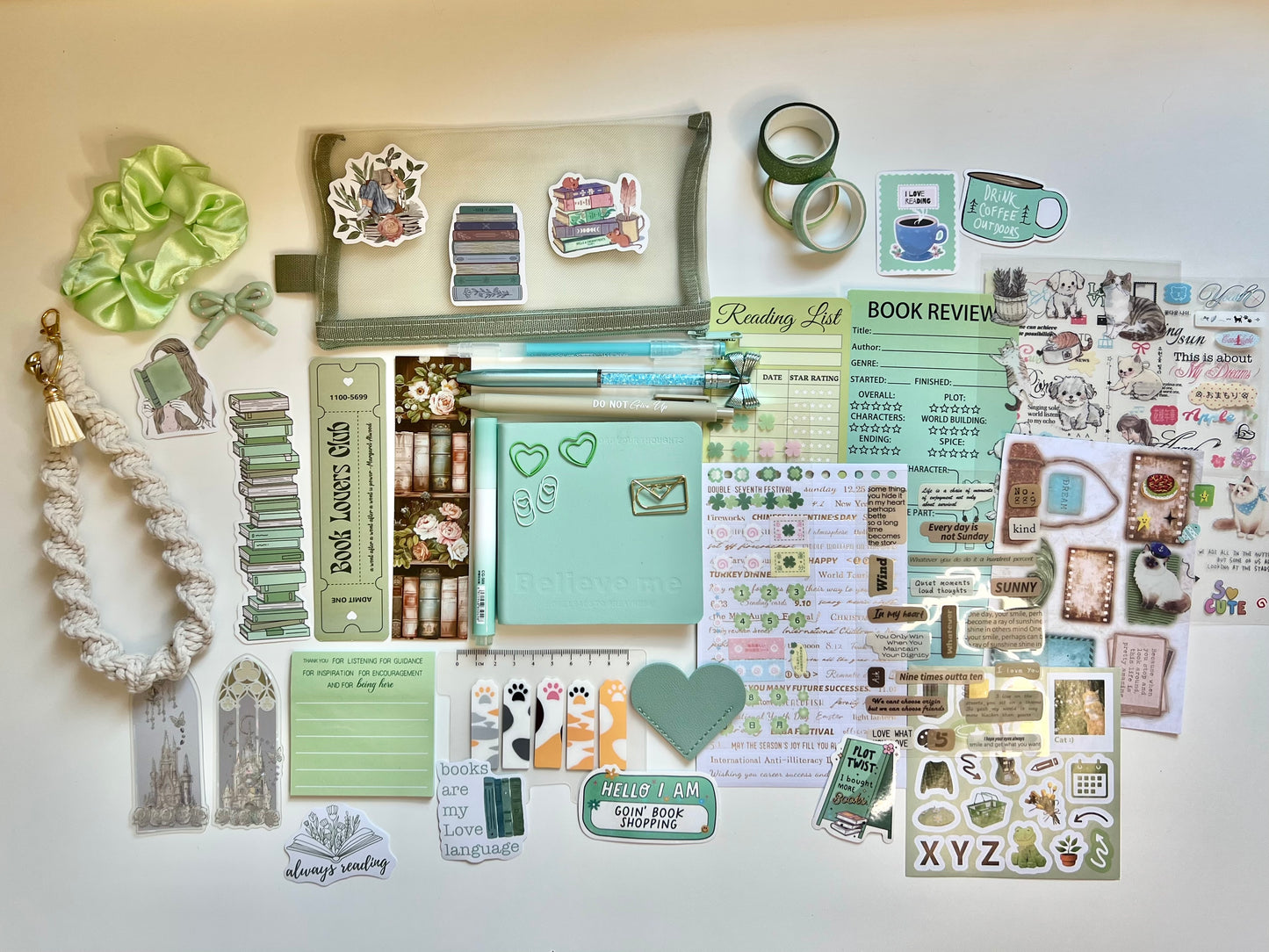 Mini Starter Bookish Bundle Mint Green (SBB002)