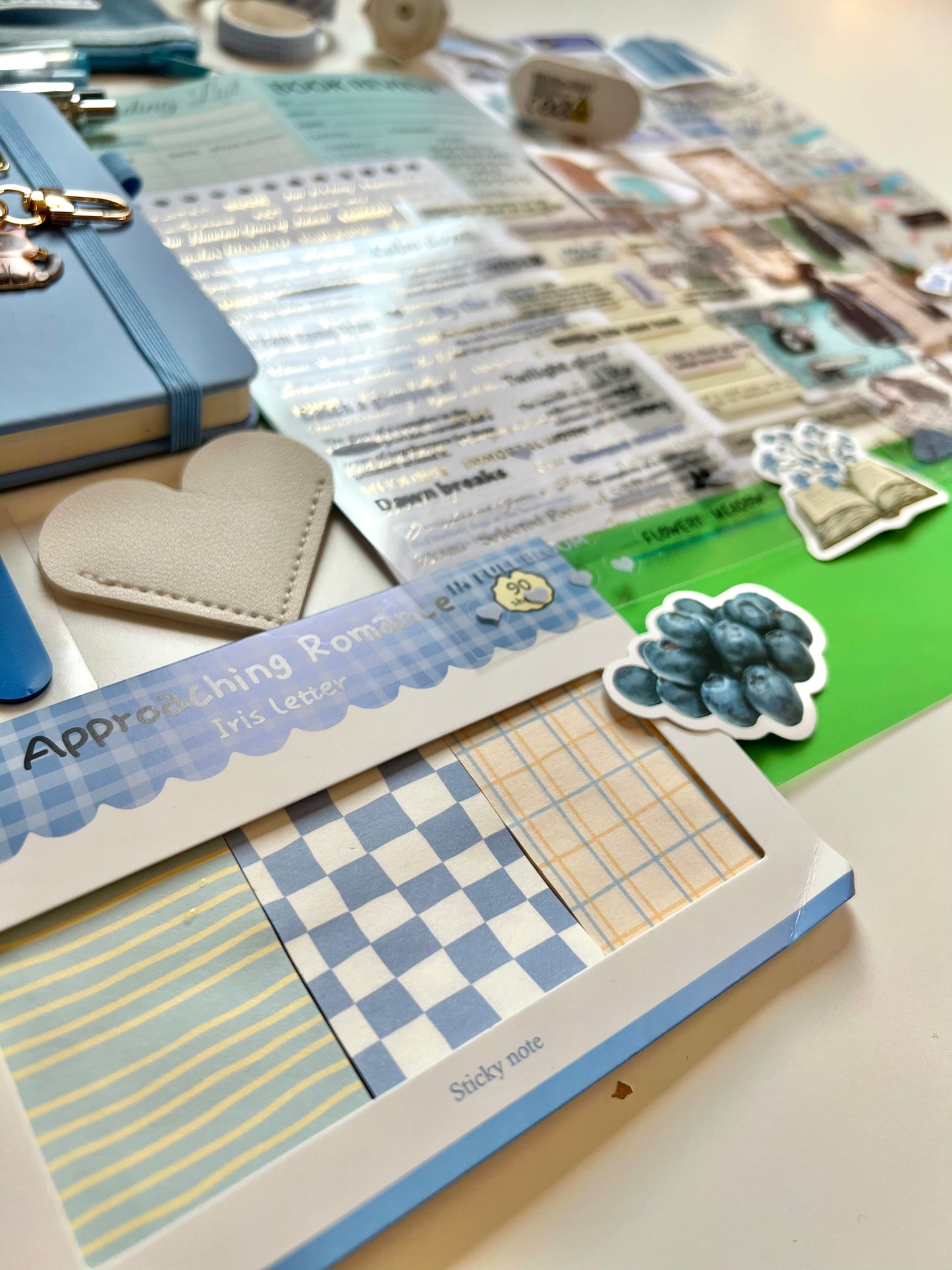 Blue Bookish Bundle - Customizable Tote Bag Gift (BBTB003)