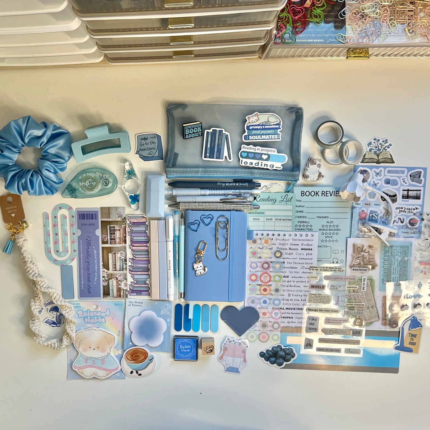 Blue Upgraded Bookish Bundle! (UBB002)