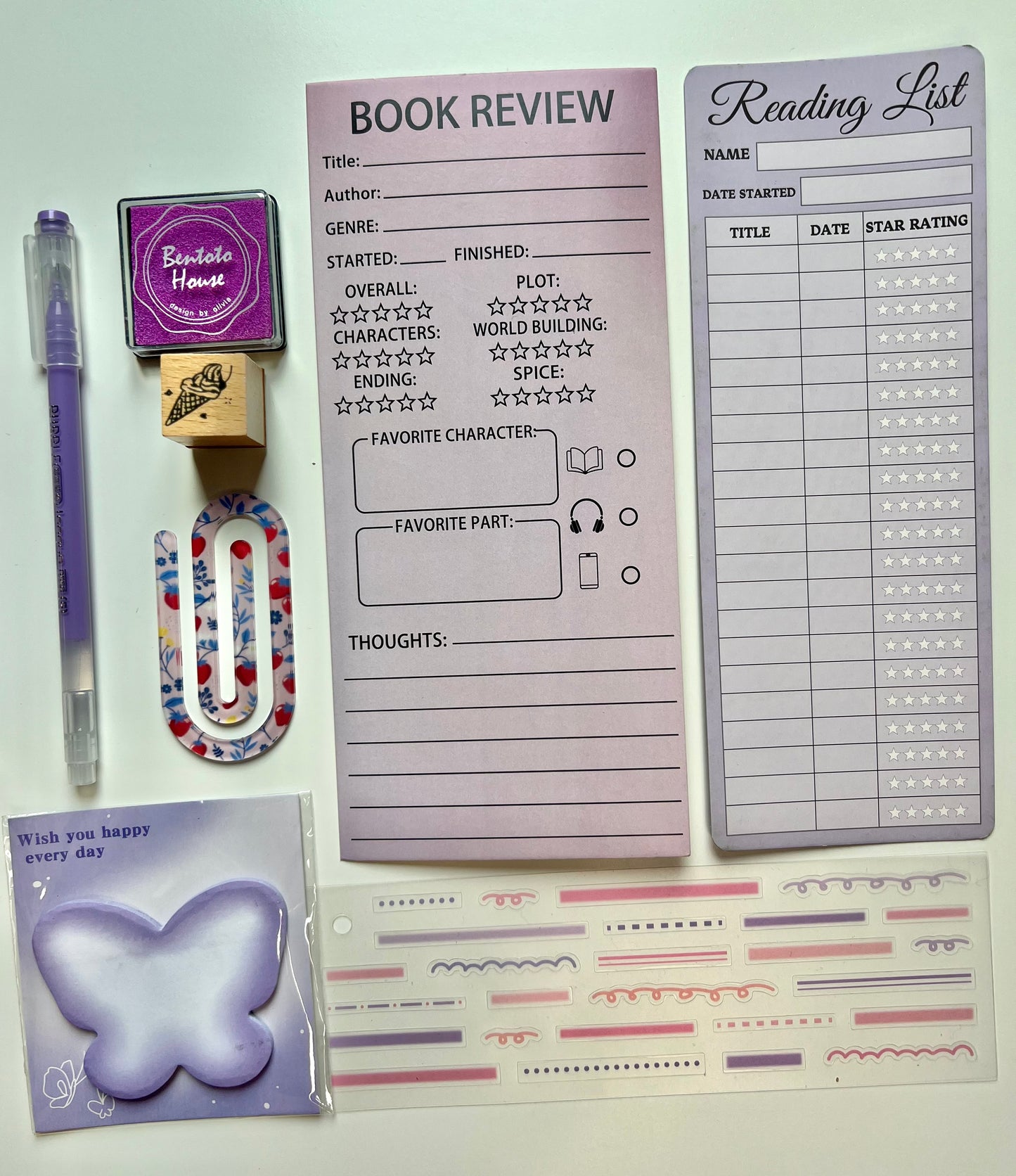 PURPLE Reading Kit Bookish Bundle (RKBB002)