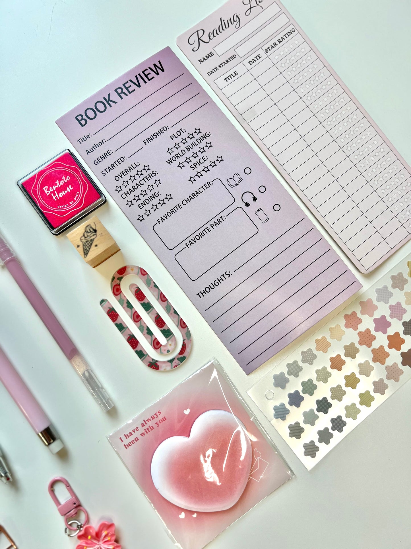Rose Gold Reading Kit Bookish Bundle (RKBB004)