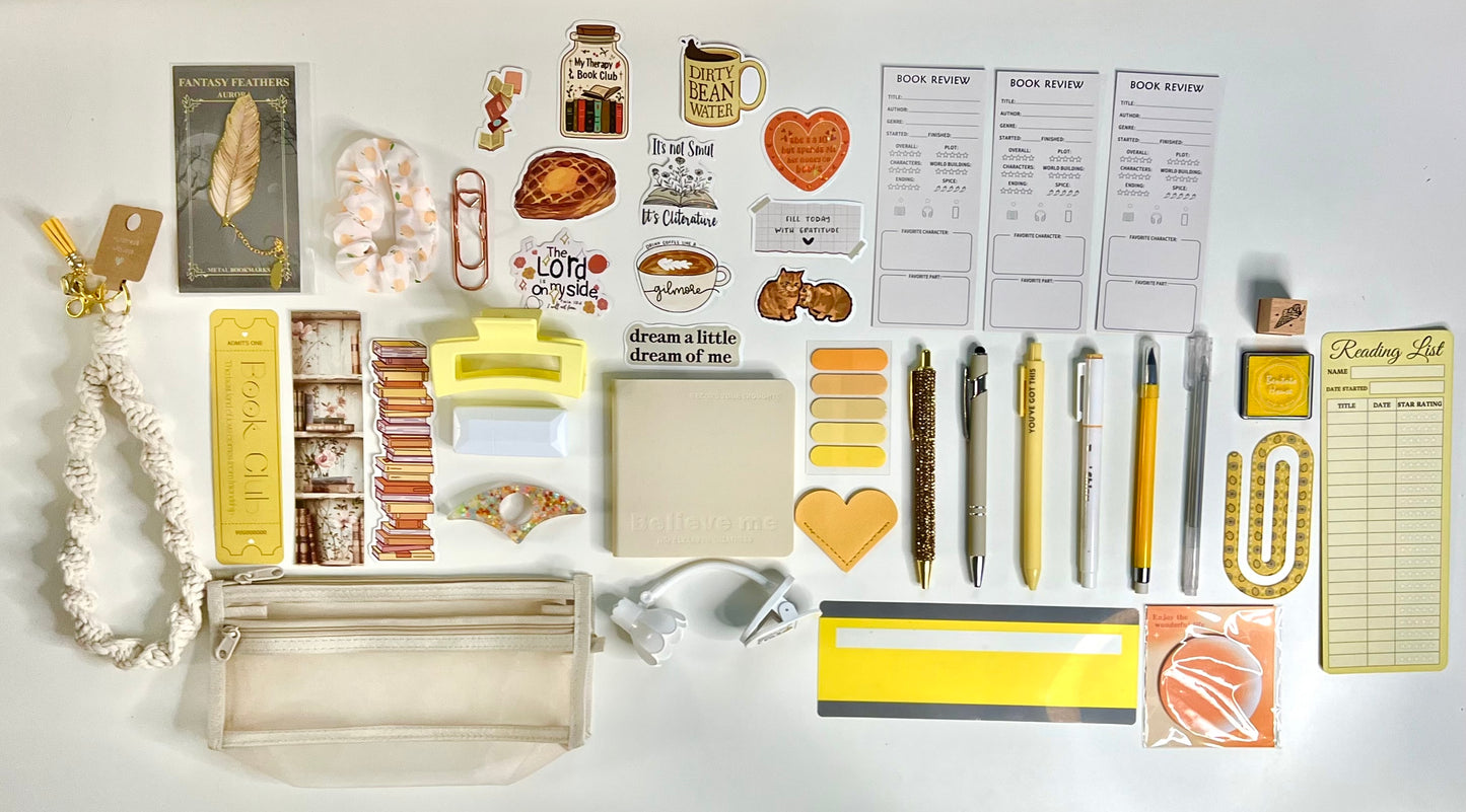 YELLOW Reading Kit Bookish Bundle (RKBB008)