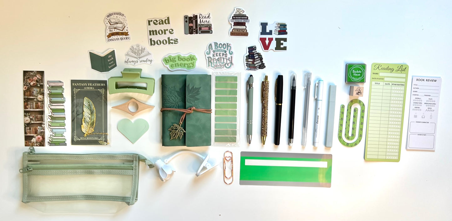 GREEN Reading Ritual Bookish Bundle