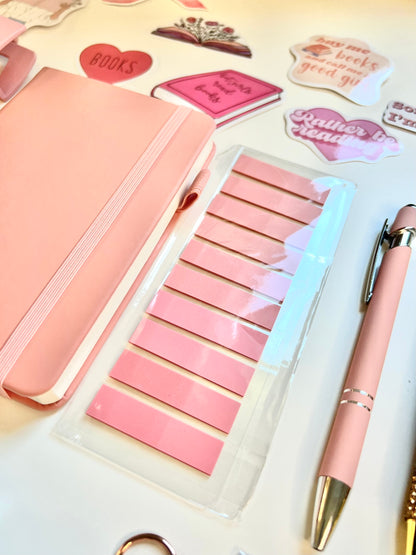 PINK Book Lover's Bookish Bundle (Handmade Include)