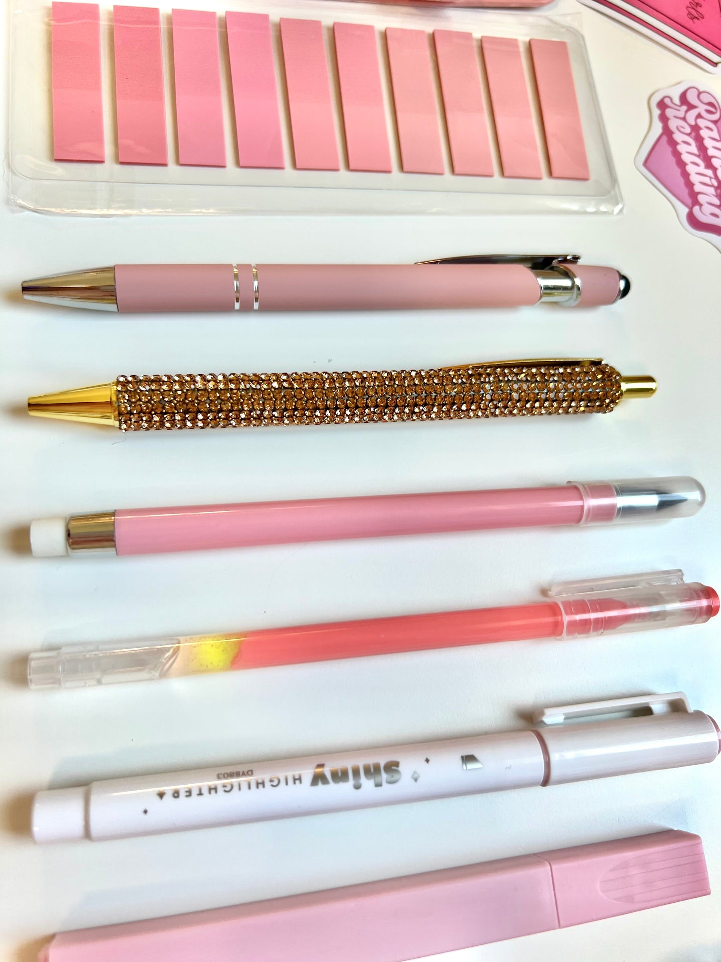 PINK Book Lover's Bookish Bundle (Handmade Include)