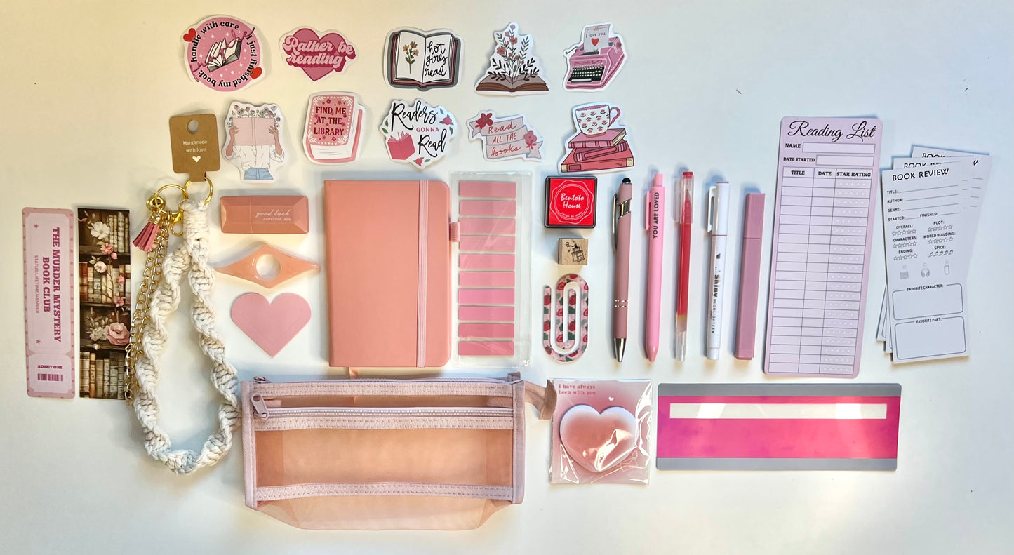 Pink STARTER Bookish Bundle (Value $55CAD/$39USD)