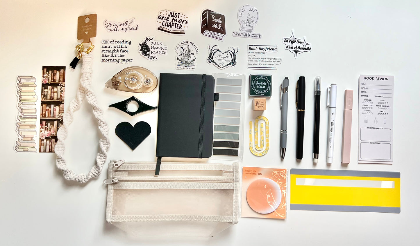 Black & Yellow STARTER Bookish Bundle (Value $55CAD/$39USD)