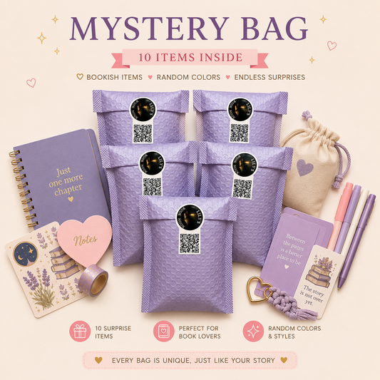 Mystery Bookish Bag | 10 Surprise Book Lover Gifts | Stationery Mystery Pack