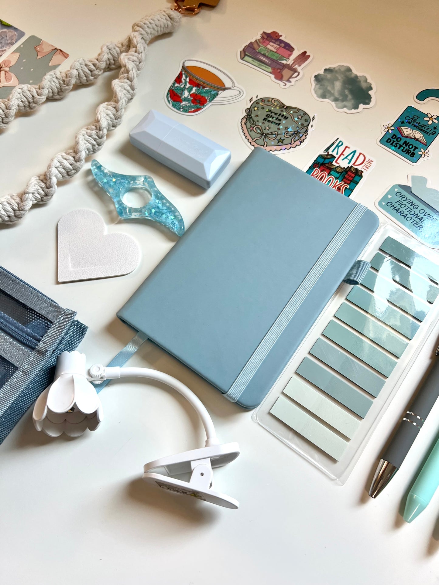 Dust Blue Bookish Bundle ☁️💙 | Butterfly Edition 🦋