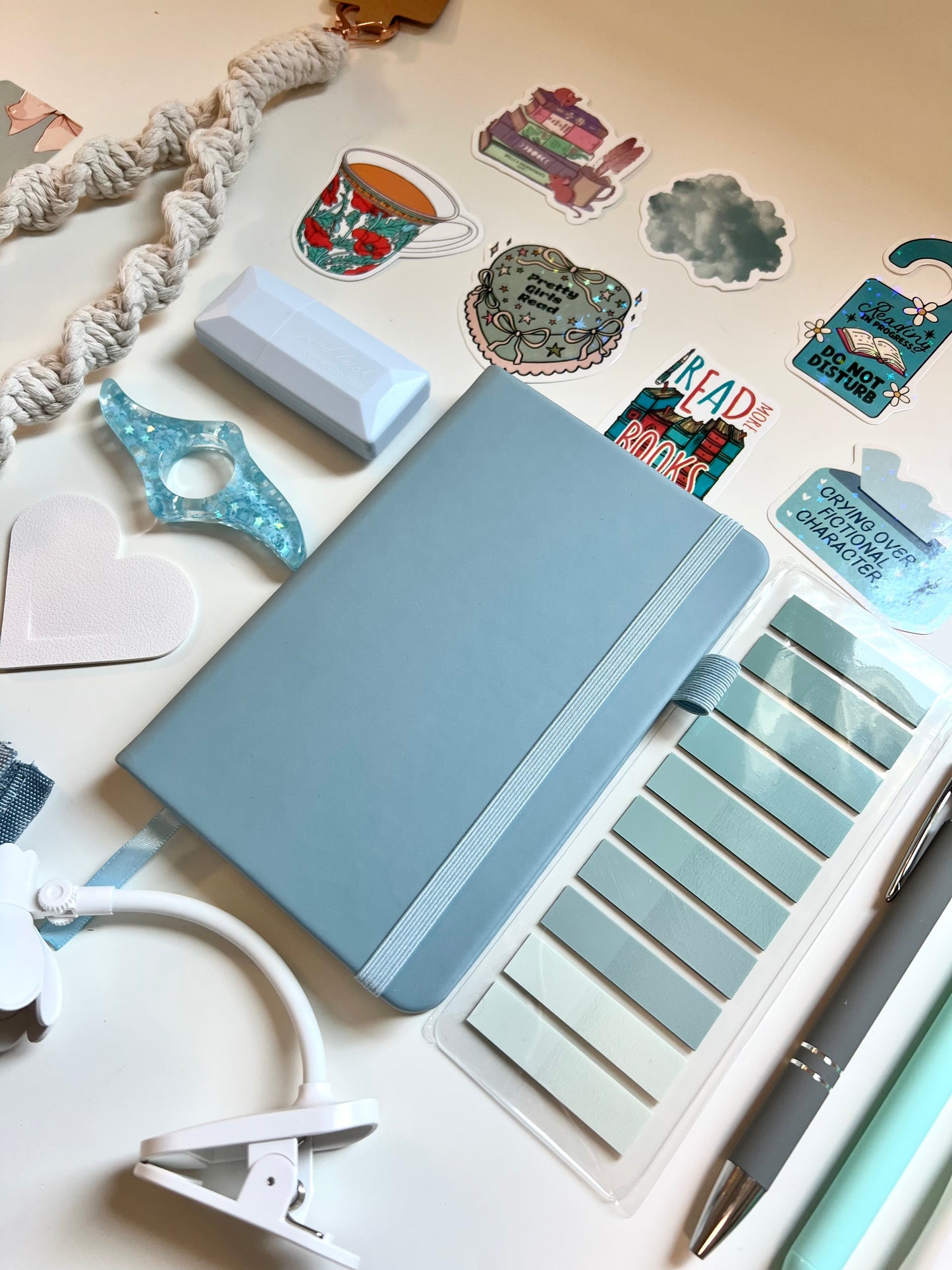 Dust Blue Bookish Bundle ☁️💙 | Butterfly Edition 🦋