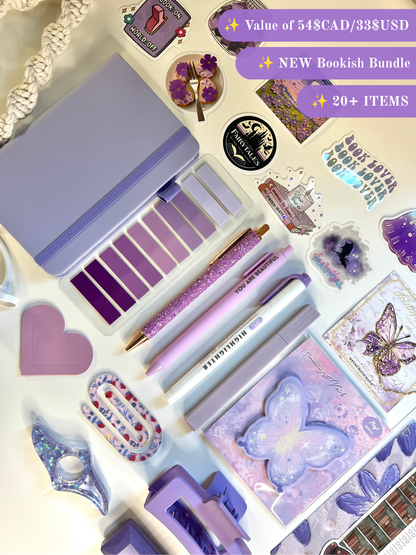 Enchanted Purple Bookisg Bundle | VALUE OF 55$CAD\33$USD